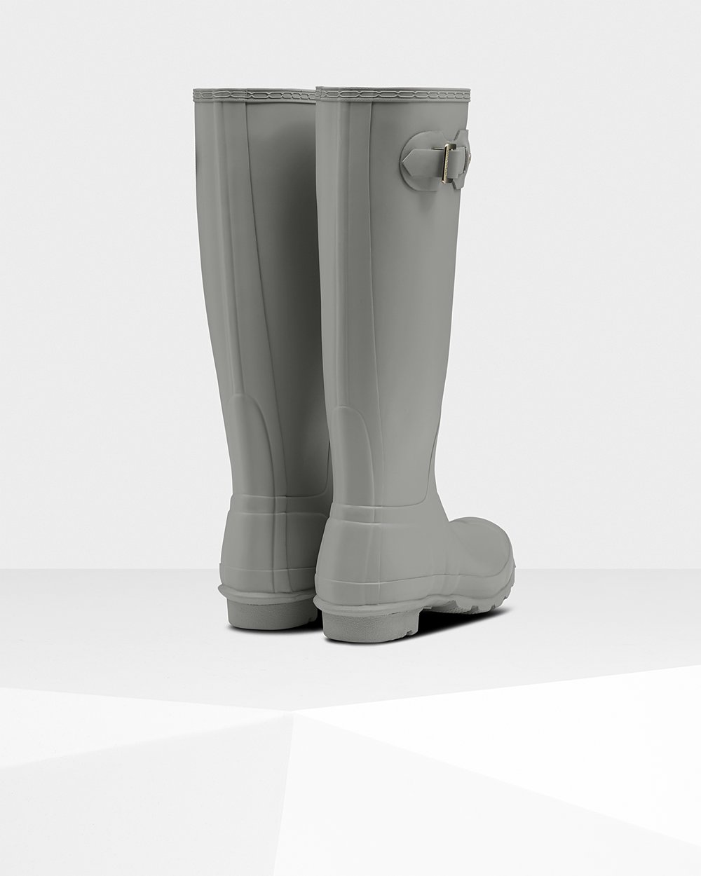 Hunter Original Tall Rain Boots - Online Shop Womens Grey - QYTMDJ947